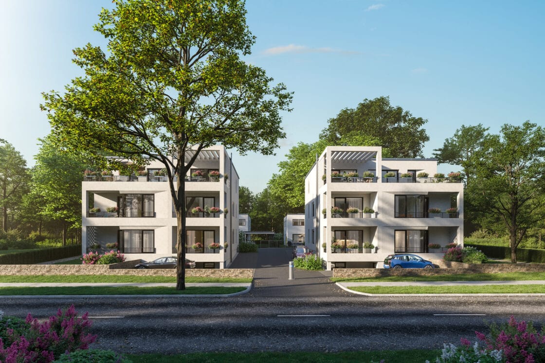 Baugenehmigung für zwei Fünffamilienhäuser in prominenter Lage von Falkensee - Grundstück in Falkensee