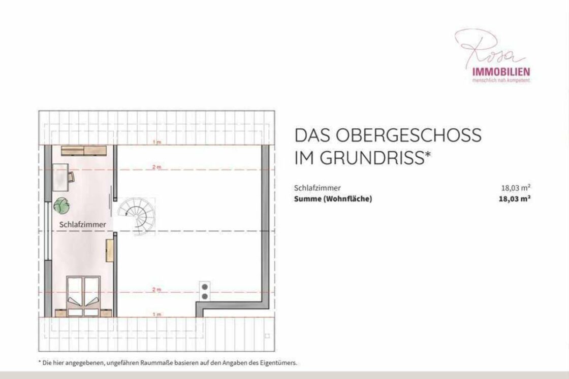 Am Waldrand: Mediterranes Landhaus modern ausgestattet - Baujahr 2016 - Grundriss Obergeschoss