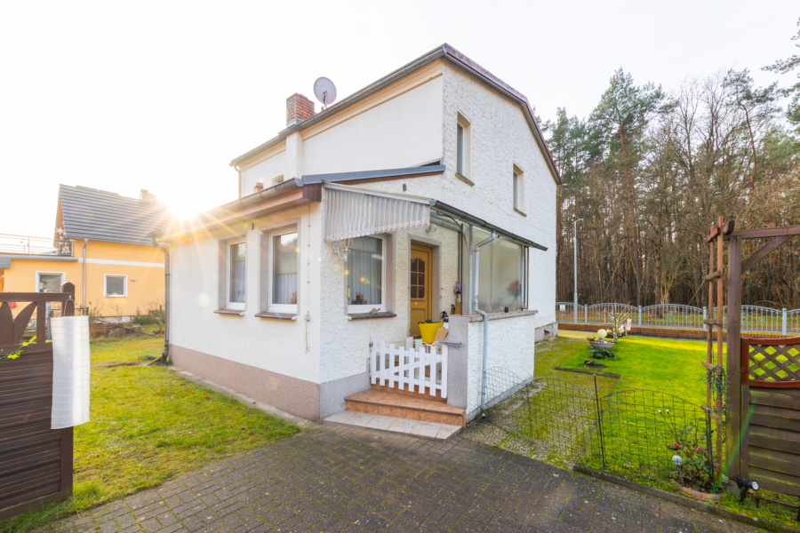 Eingang Einfamilienhaus