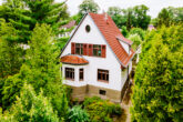 Einfamilienhaus in Eichwalde - Mit Altbau-Charme, Einbauküche, hohen Decken, Parkett, Keller und Garage - zentrumsnah in Eichwalde