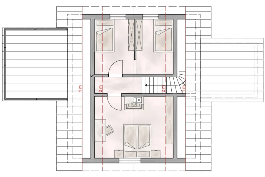 Grundriss Obergeschoss