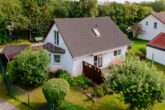 Mit Terrasse und Balkon - Wassernahes Einfamilienhaus mit Einbauküche, zwei Bädern, Terrasse, Balkon u.v.m. in Marienwerder