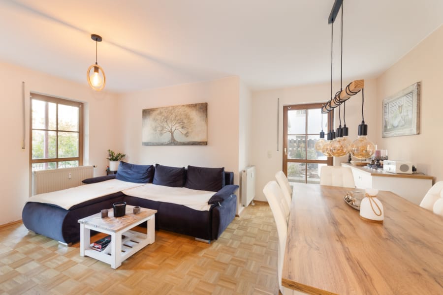 Mit Zugang zu beiden Terrassen