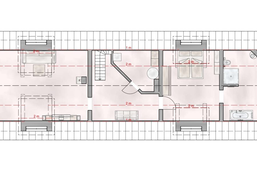Grundriss Obergeschoss