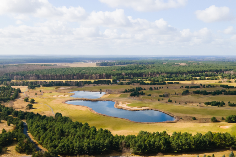 Golfclub vor der Tür