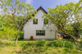 Haus Gartenseite - Mit Wassergrundstück! Einbauküche, Terrasse, Ferienbungalow, Garage: Einfamilienhaus Hennickendorf