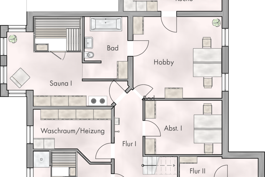 Grundriss Souterrain