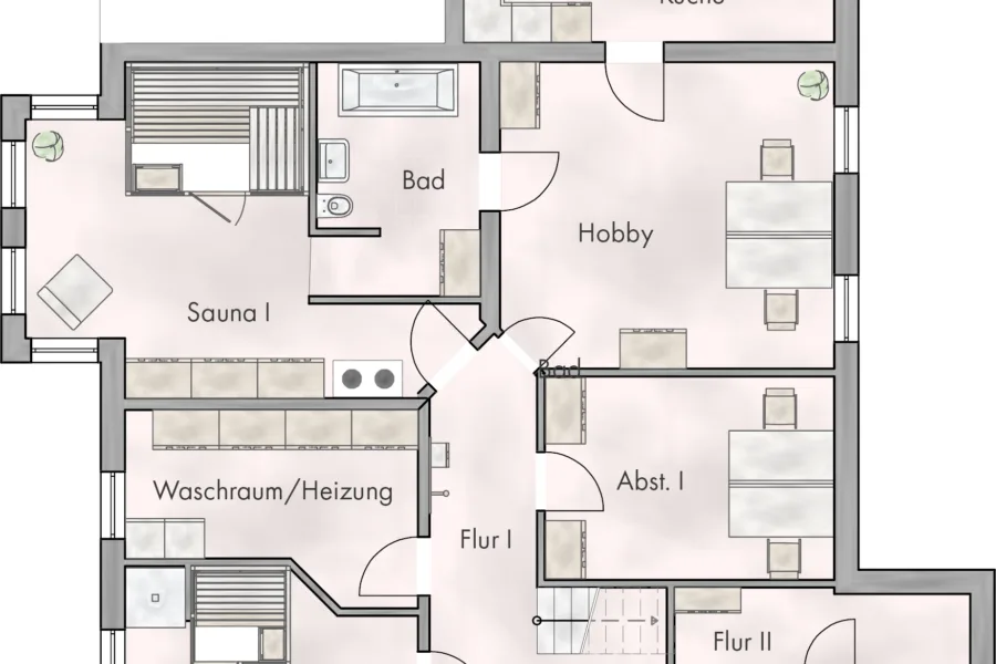 Grundriss Souterrain