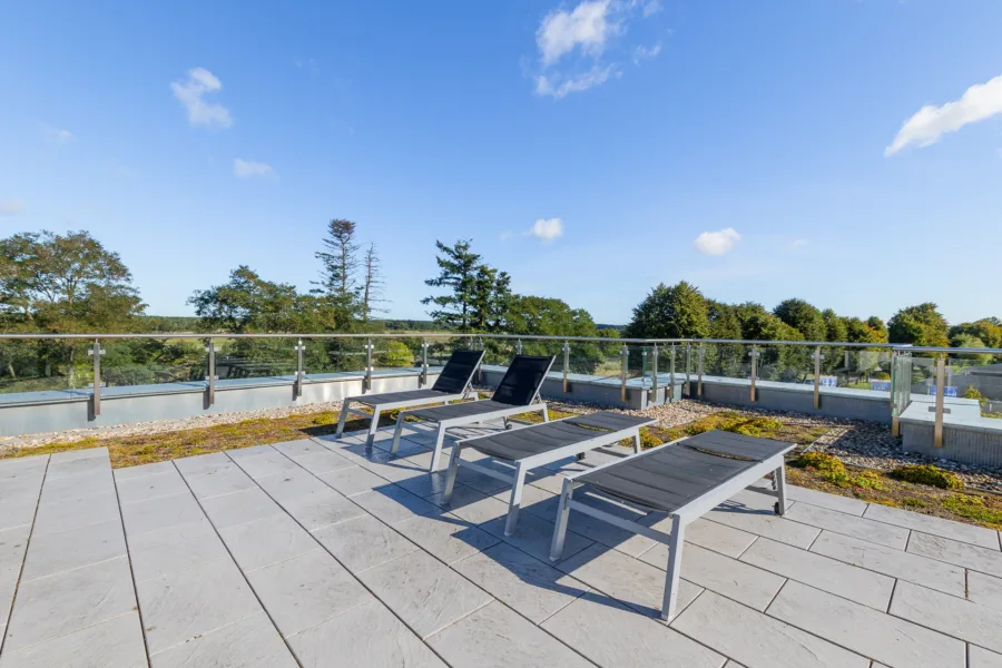 Gemeinsame Dachterrasse