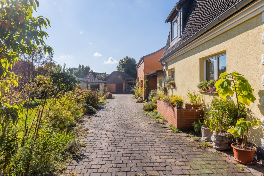 Gepflasterte Wege