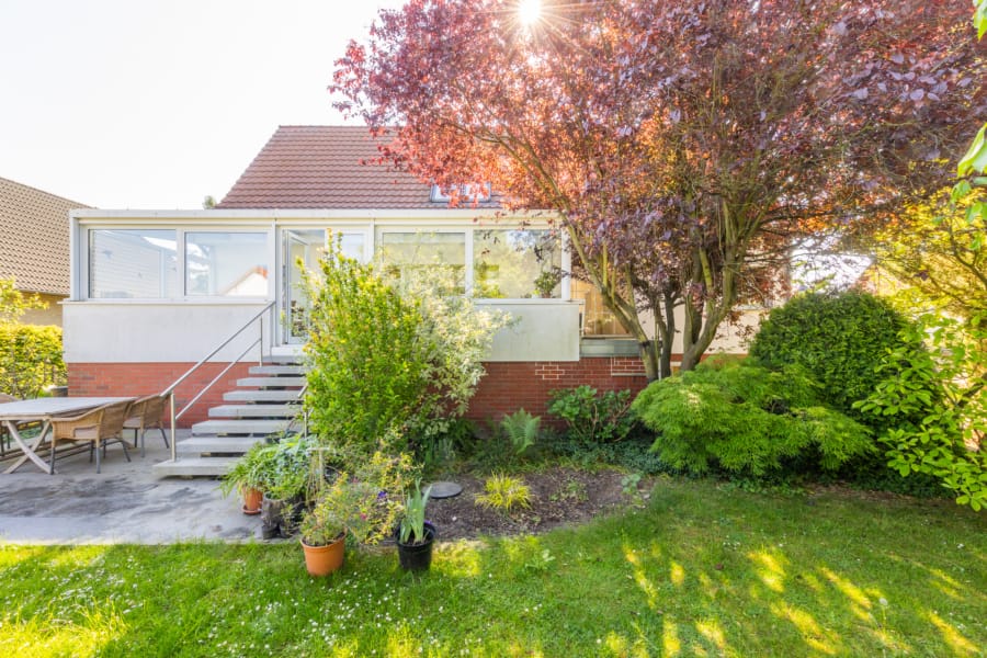 Wintergarten und Gartenterrasse