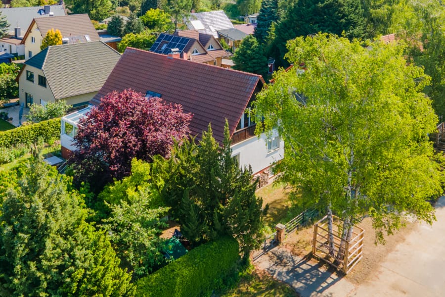 Haus Vogelperspektive