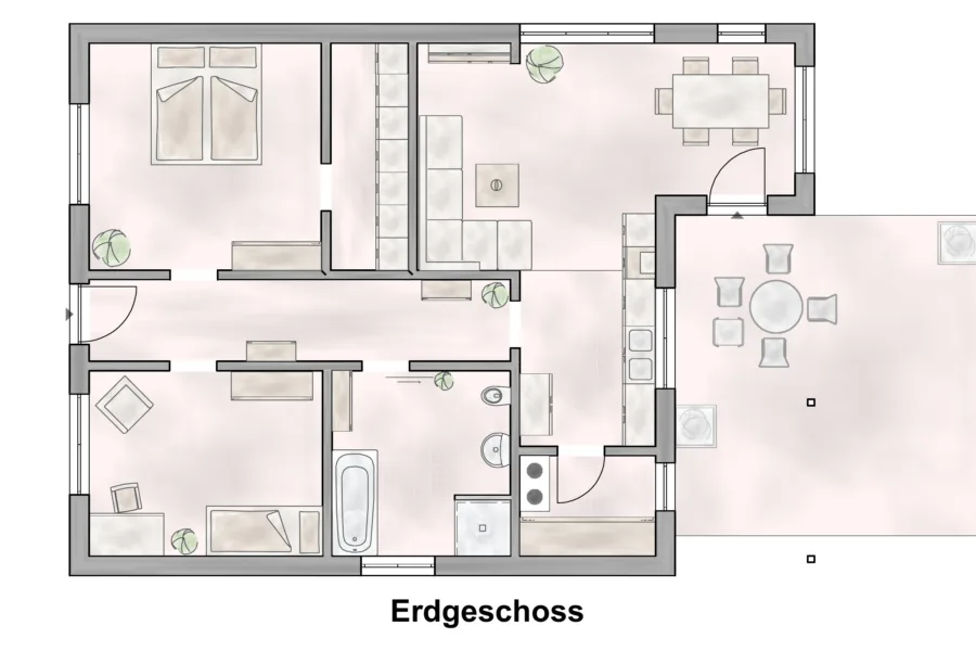 Grundriss Erdgeschoss