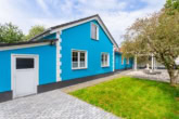 Haus und Anbau - Mit Einbauküche, Carport, überdachter Terrasse u.v.m.: Modularer Bungalow in Altlandsberg Bruchmühle