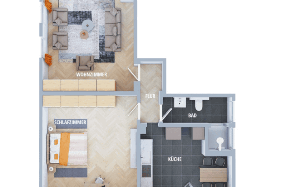 Grundriss Einliegerwohnung