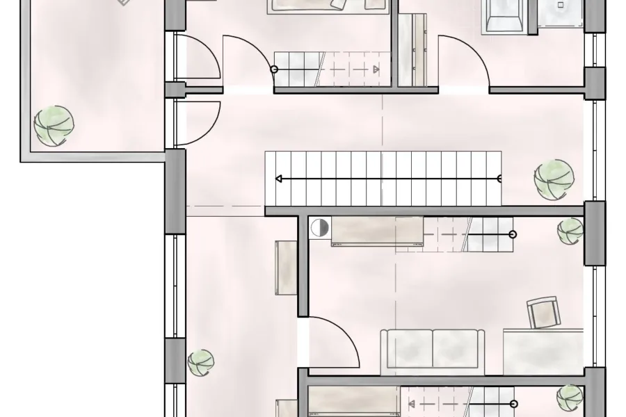 Grundriss Obergeschoss