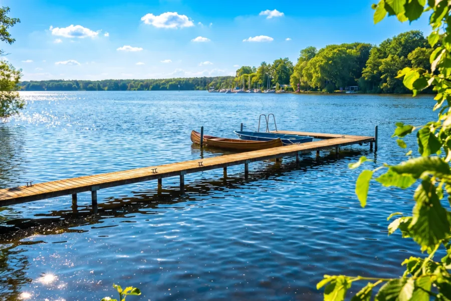 Steganlage nahe Seeparzelle