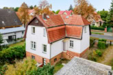 Gartenseite - Historisches Wohnhaus mit Souterrain-Keller, Garage, großem Garten u .v. m. in Berlin-Bohnsdorf