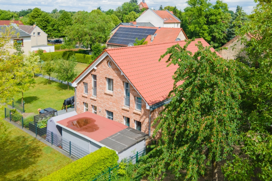 Doppelhaus Seitenansicht