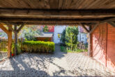 Doppelcarport - Mit Keller, Einbauküche, Doppelcarport u.v.m.: Naturverbundenes Reihenmittelhaus nahe Strausberg