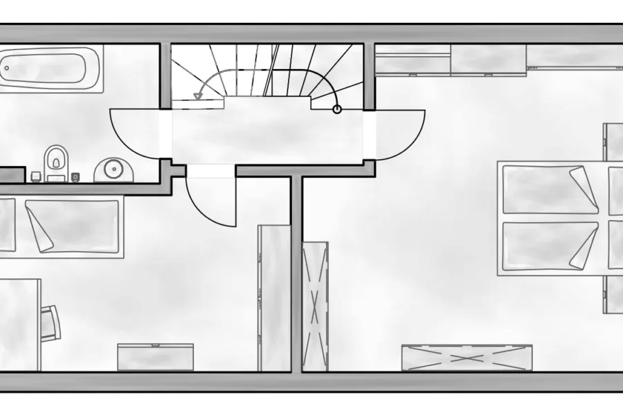 Grundriss Obergeschoss