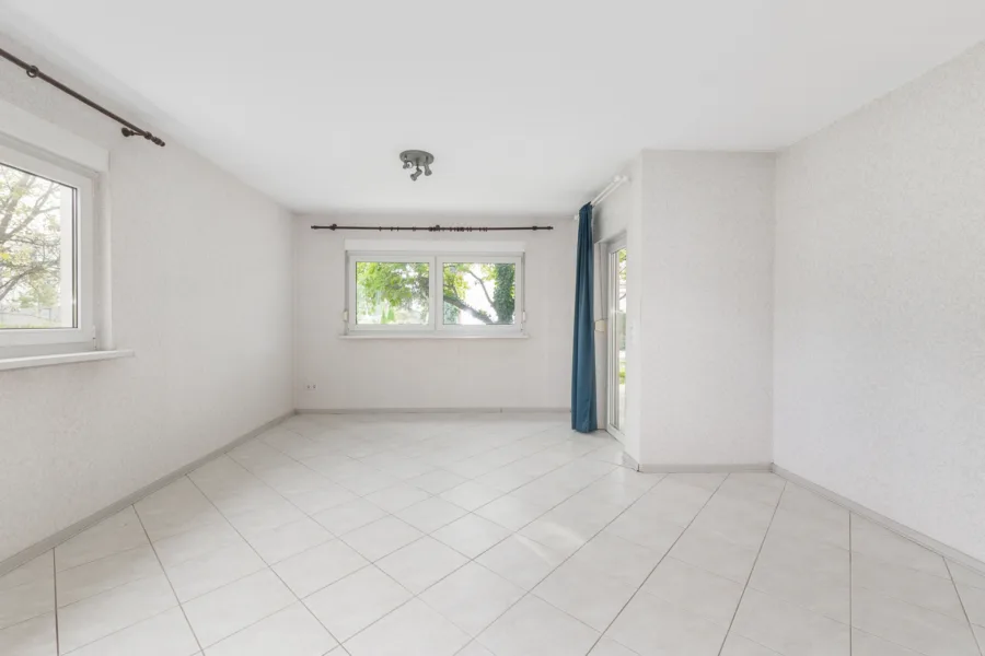 Wohnzimmer nach Süden/Westen