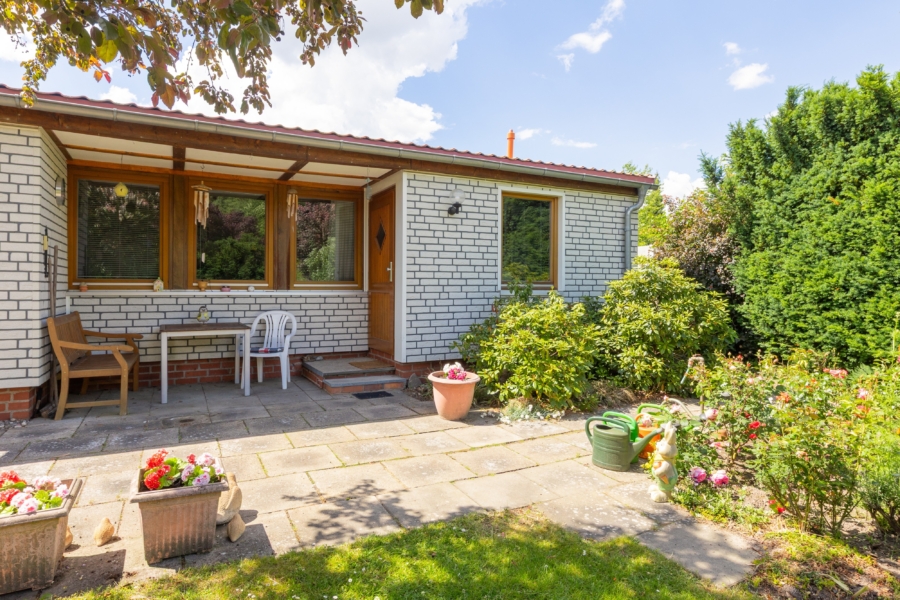 Sonnenterrasse am Bungalow