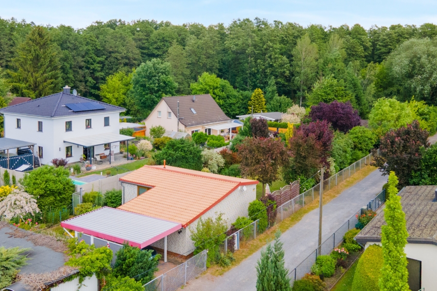 Vogelperspektive mit Umfeld