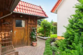 Gartenhaus - Mit Einbauküche, Carport, Kamin, ausgebautem Dachstuhl, Treppenlift: Doppelhaushälfte in Müncheberg