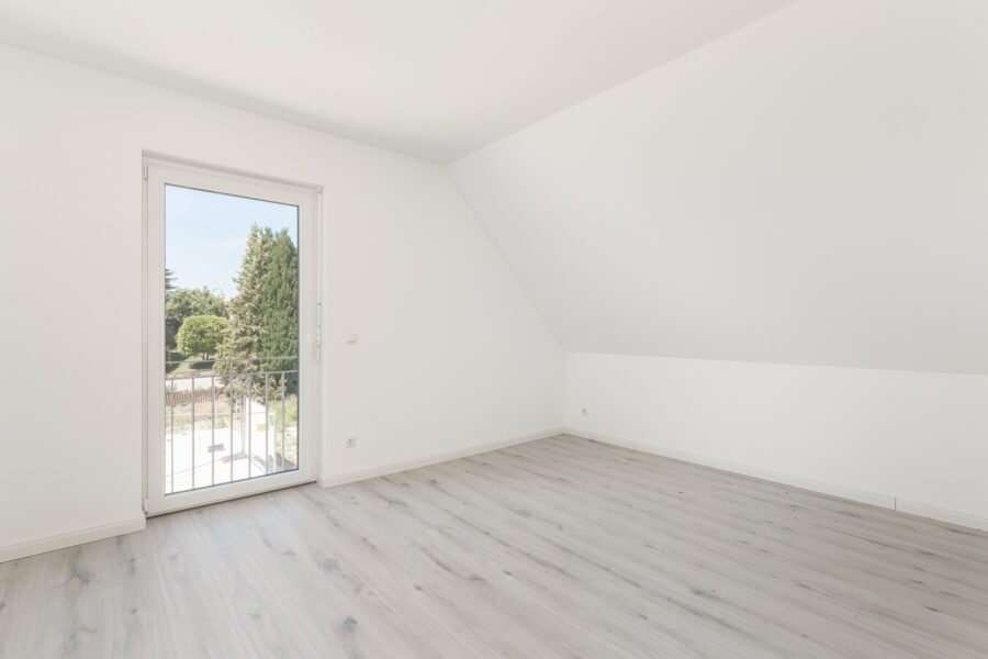 Angenehm große Schlafzimmer
