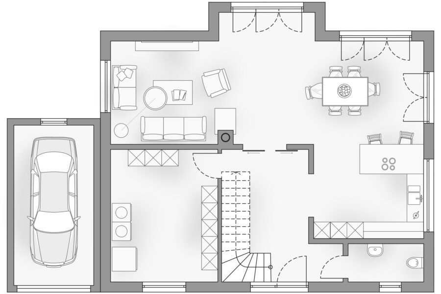 Grundriss Erdgeschoss