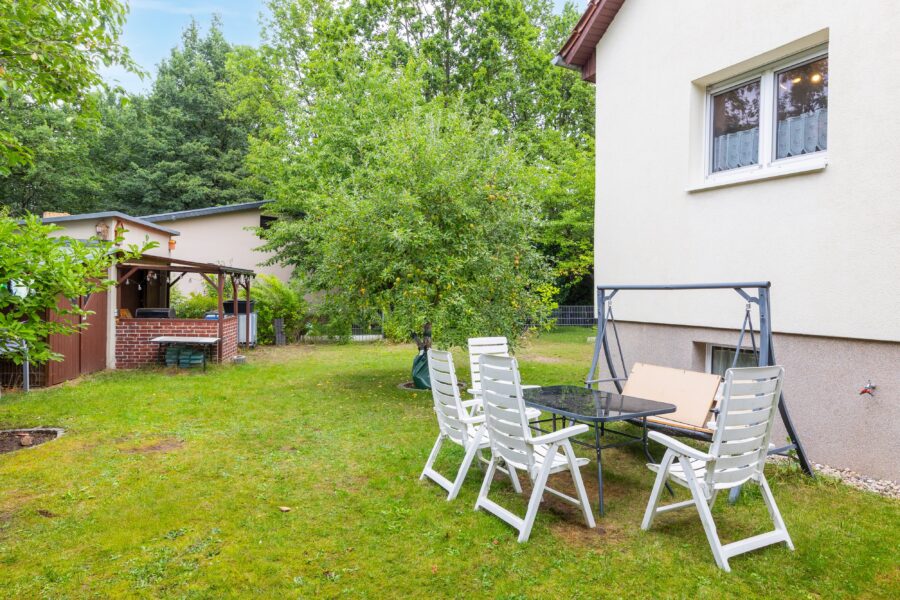 Garten mit Sitzecke