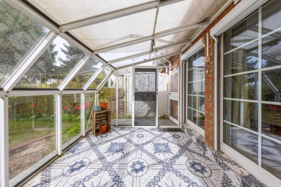 Verglaste Terrasse