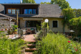 Terrasse und Haus - Mit Keller, Garage, Dachterrasse, Gaube usw. - Doppelhaushälfte waldnah und ruhig in Strausberg