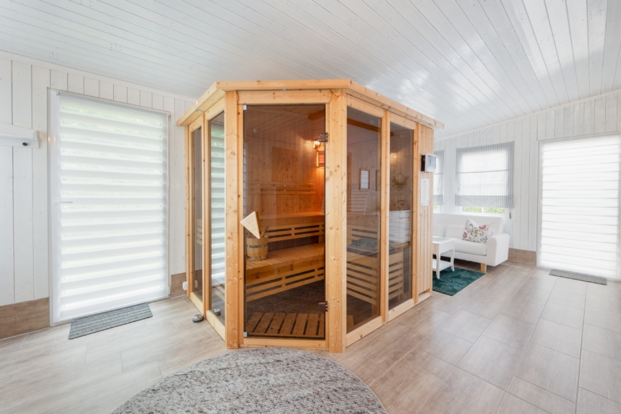 Sauna mit Ruhebereich