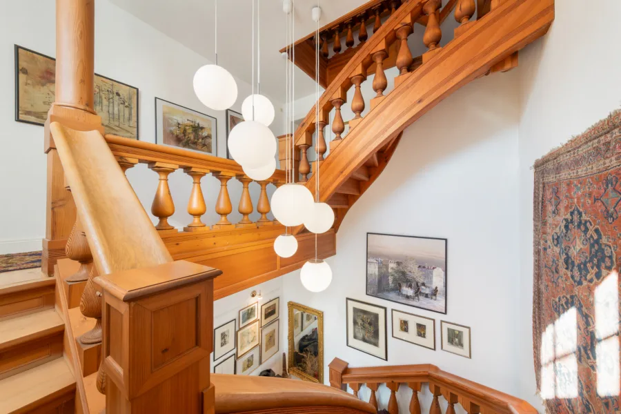 Historische Holztreppe