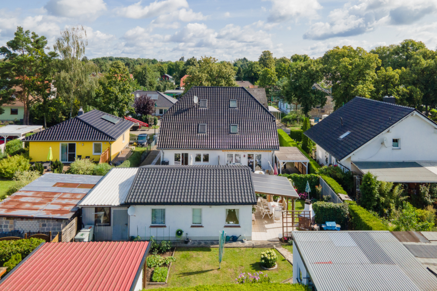 Doppelhaus Vogelperspektive