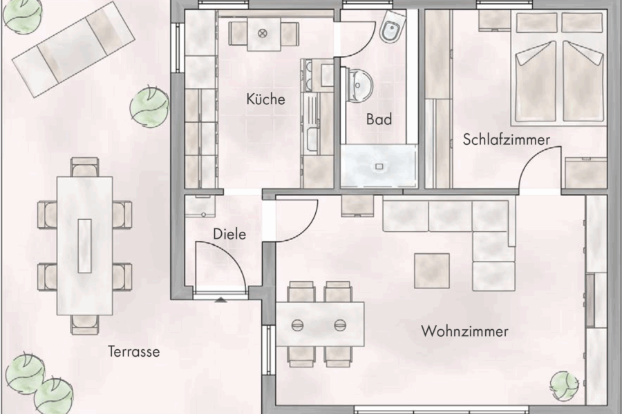 Grundriss Nebengebäude