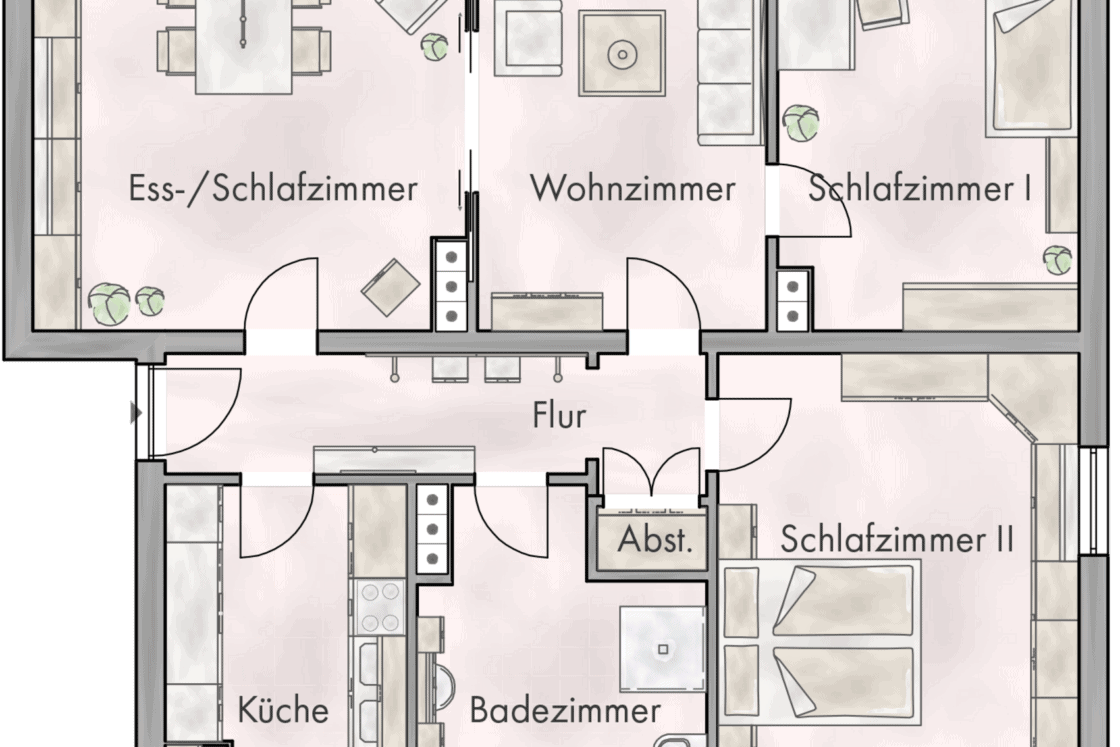 Inkl. Garage, Keller, Garten, Sauna: Hoher Wohnkomfort in Rüdersdorf OT Hennickendorf - Grundriss