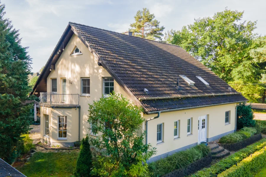 Haus aus der Vogelperspektive