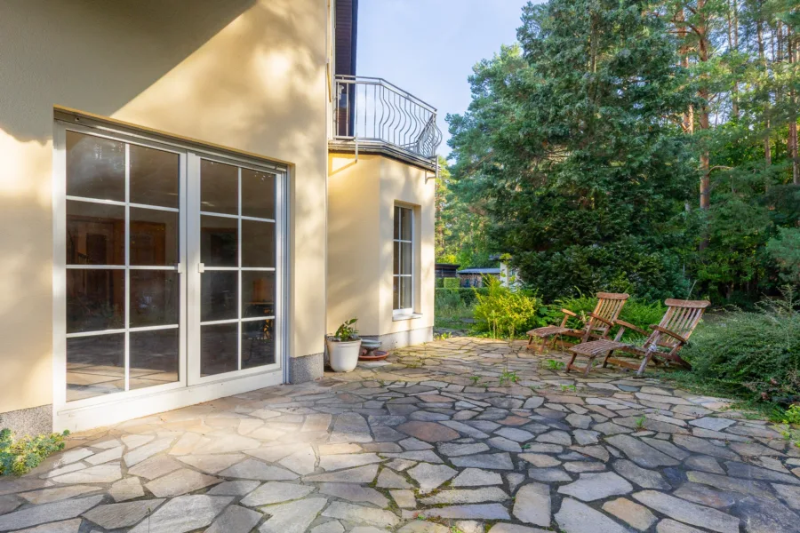 Terrasse am Haus