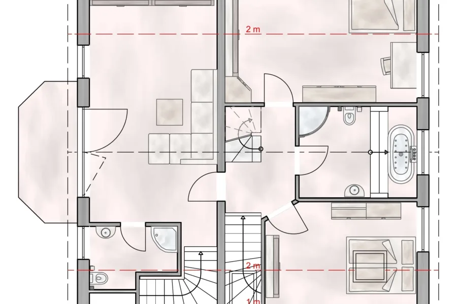 Grundriss Obergeschoss