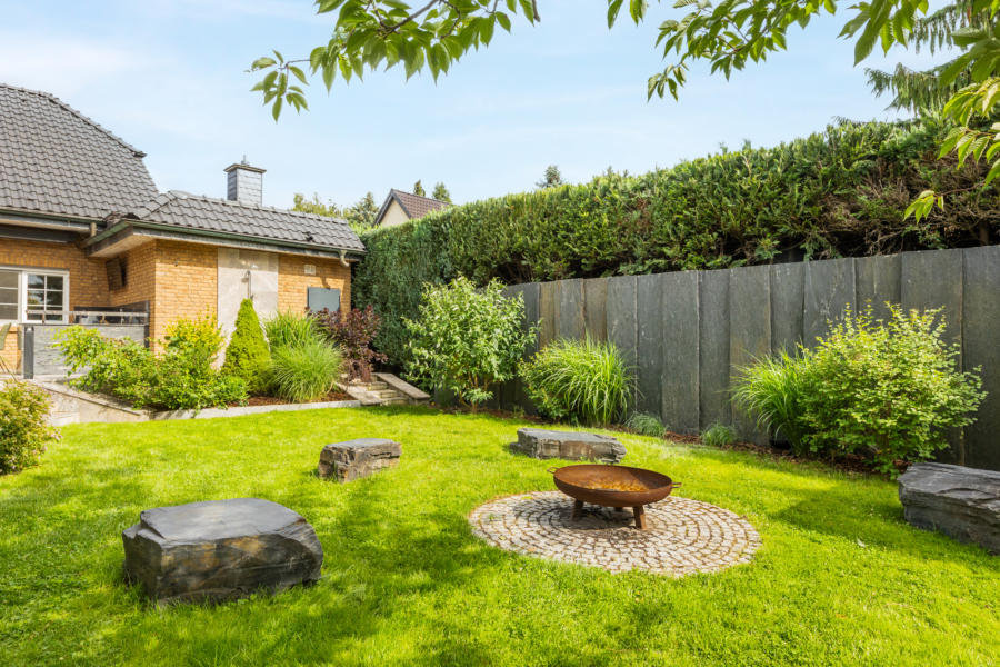 Feuerstelle im Garten