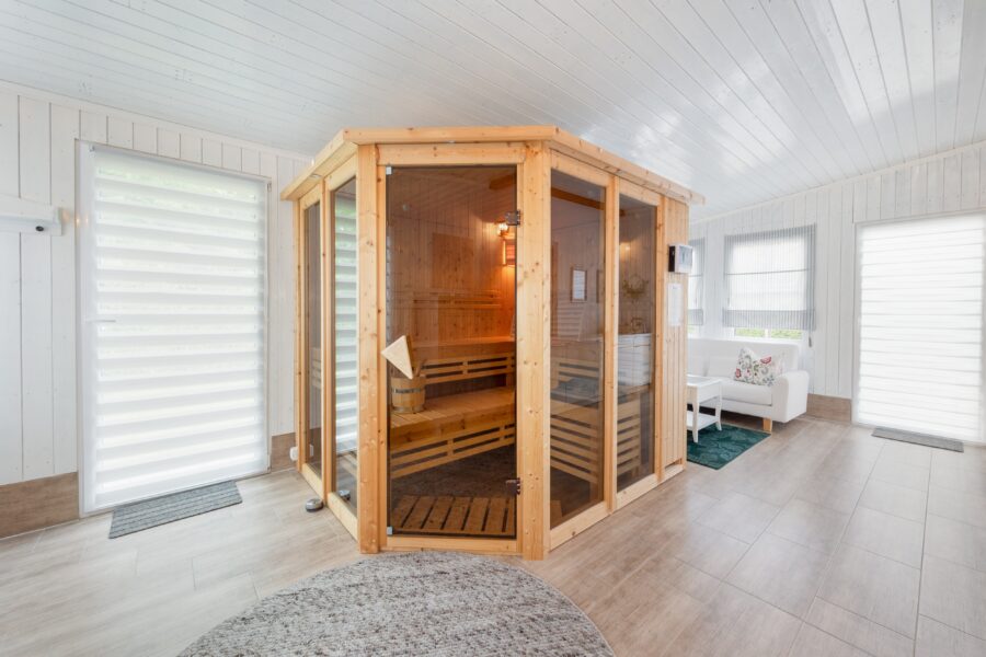 Sauna mit Ruhebereich