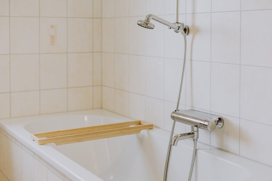 Badewanne im Obergeschoss