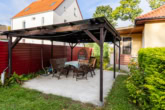 Gartenterrasse - Zweite Seereihe! Mit Keller, Einbauküche, Kamin: Gemütlicher Bungalow in Hennickendorf