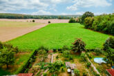 Blick über Felder u Wälder - Ein- oder Zweifamilienhaus in Rüdersdorf mit Scheune, Einbauküche, Keller, Wintergarten und Carport